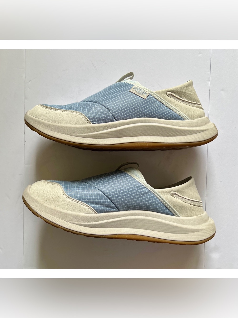 Keen Whyser blue denim slip on shoes US Women’s 9 EUC - Picture 10 of 12